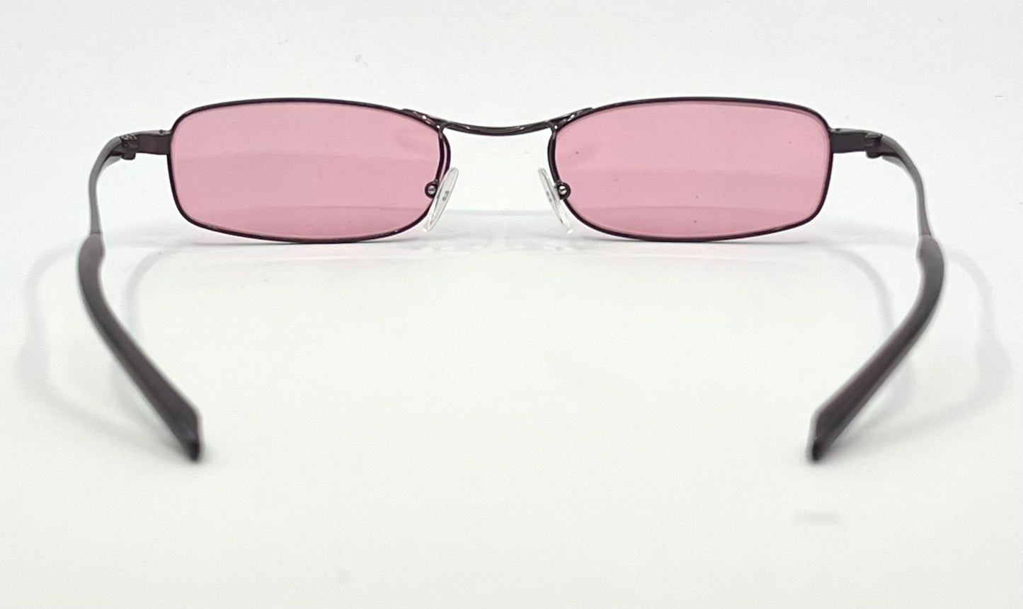 Gucci GG2672 625 Metallic Burgundy Y2K Vintage Sunglasses-New Custom Lenses
