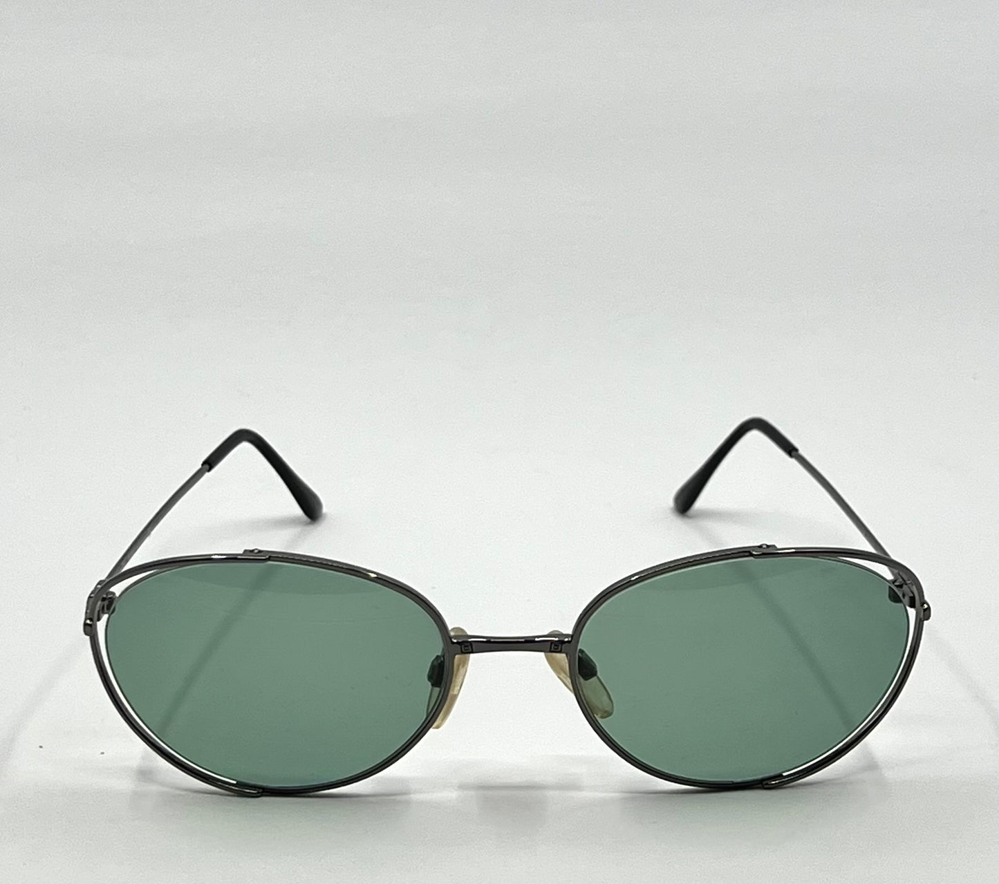 Vintage Yves Saint Laurent 4163 Sunglasses w/New Solid Green Custom Tinted Lenses-Unworn