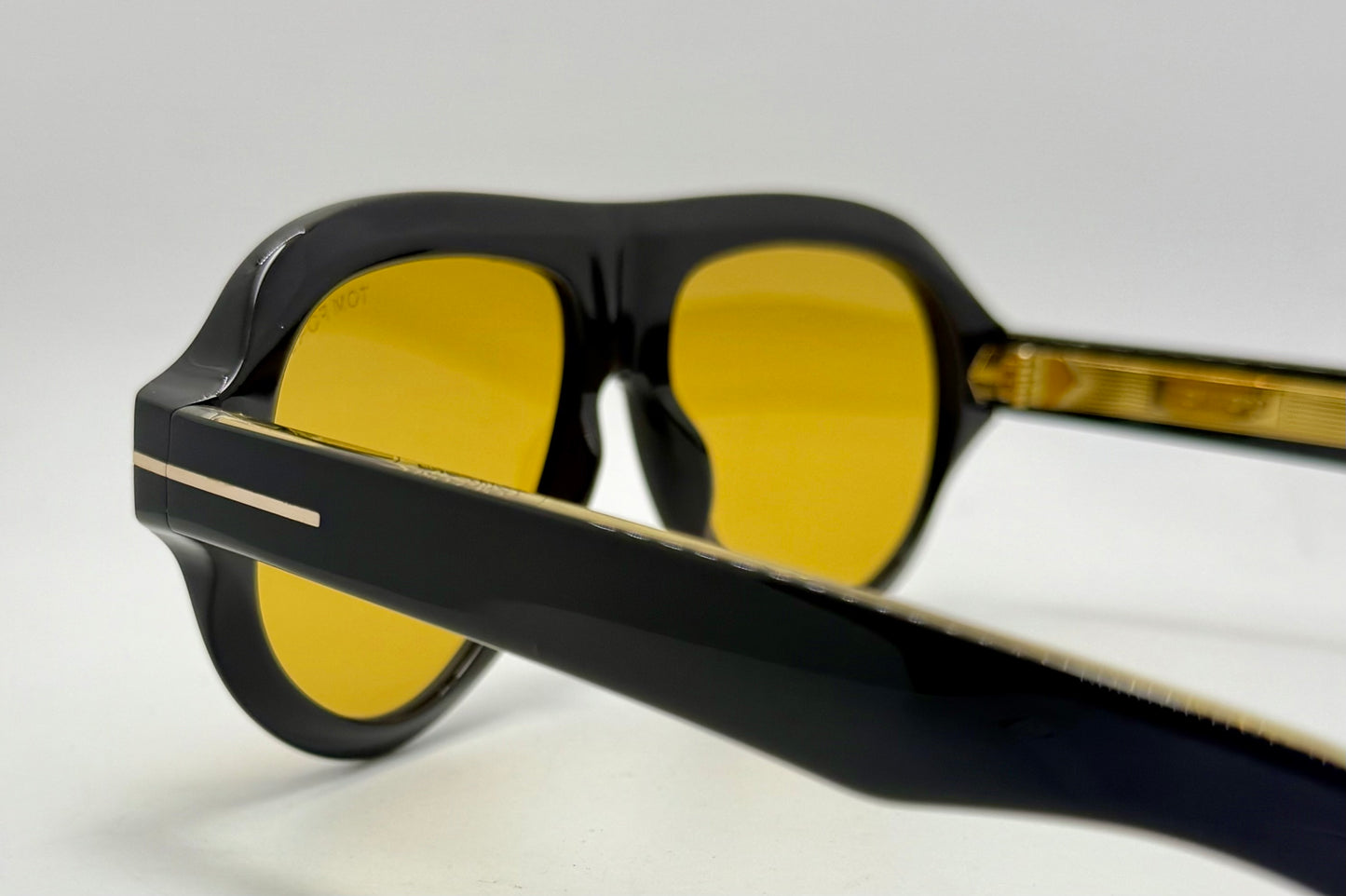 Tom Ford TF1225 01E Icon Collection Sunglasses-Zeiss Yellow Lenses-Brand New Full Kit