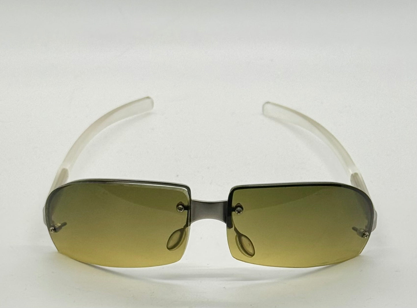 Prada SPR 72A Vintage Shield Sunglasses-Gradient Lenses-Y2K-Italy-Deadstock/New