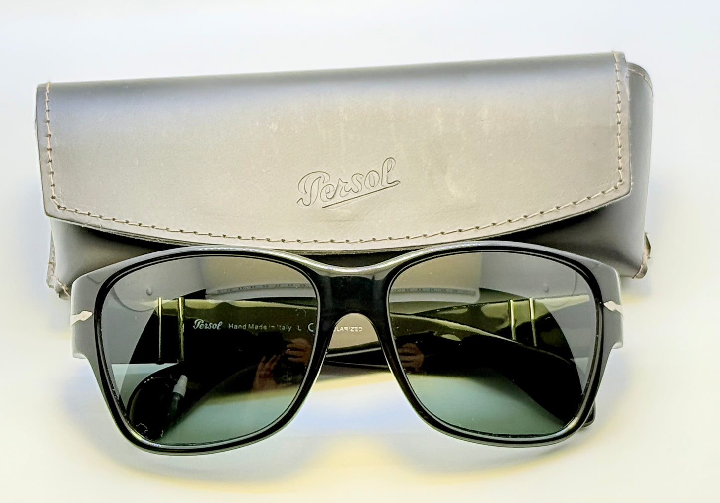 Persol 2942-S 95/58 Polarized Sunglasses – Glass Lenses - Handmade in Italy – Discontinued Model