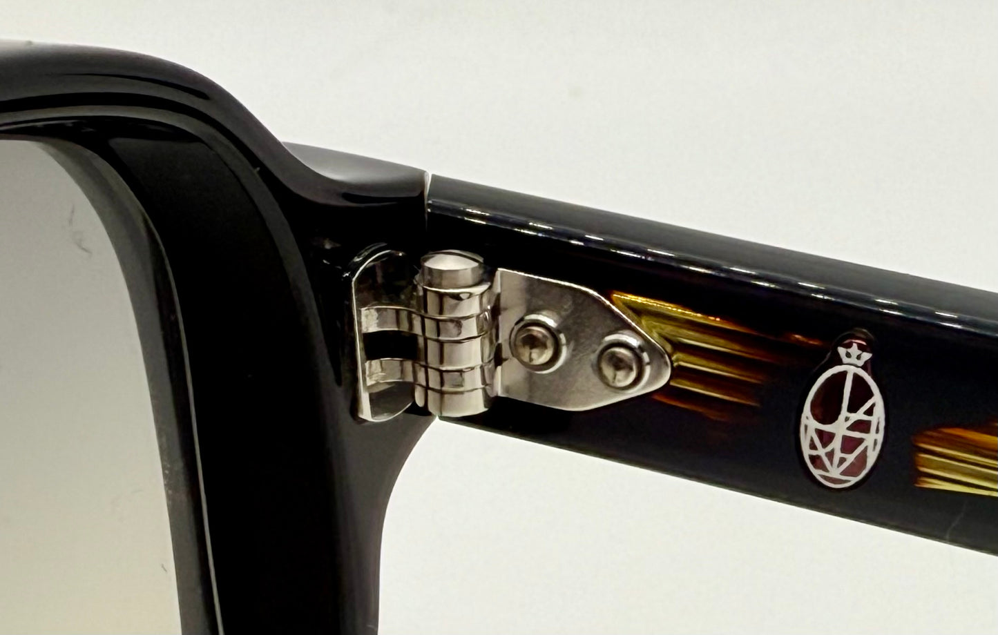 Jacques Marie Mage EVANS in NOIR w/New, Gradient lenses-Ltd. of 500 pcs-Full Kit