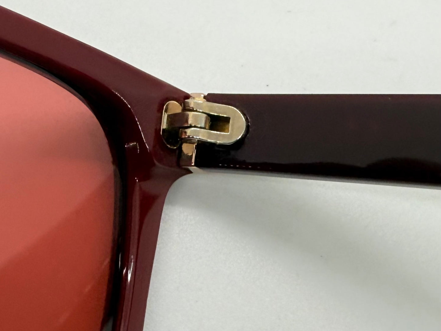 Marc Jacobs MARC 123 OXU Cat Eye Sunglasses w/New Solid Pink/Red Custom Lenses-New/Unworn