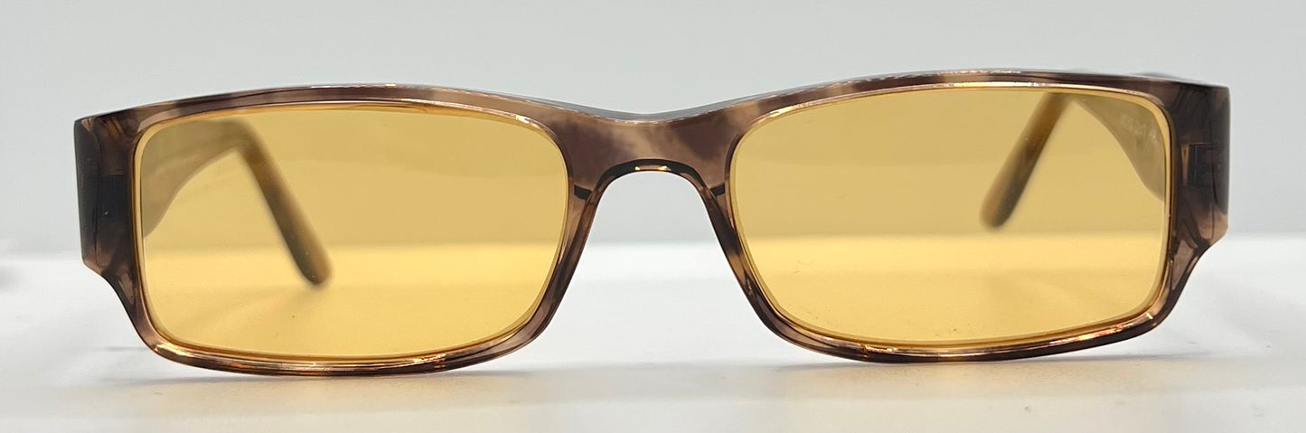 Johann Von Goisern MOD.537 Sunglasses w/New Solid-Amber Custom Lenses-Austria-NOS