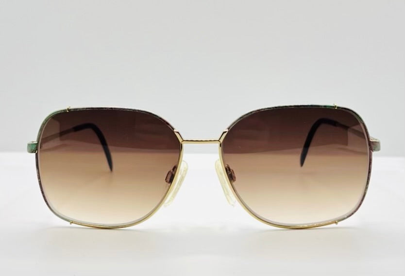 Neostyle ACADEMIC 435 (153) Sunglasses w/New Custom Tobacco Gradient Lenses-Deadstock