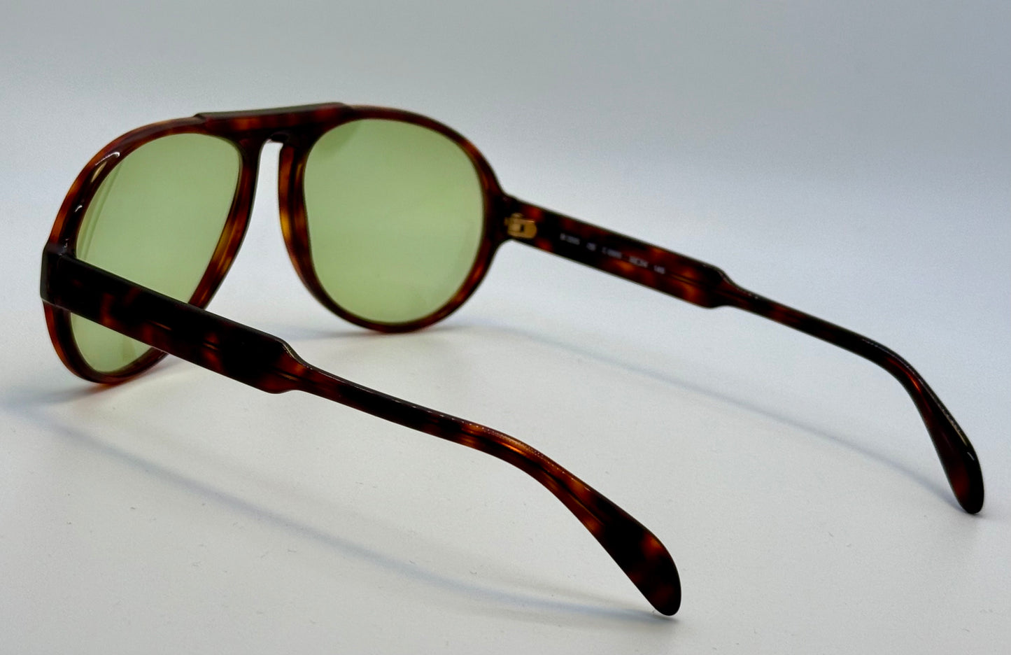 Vintage Silhouette M2095 Keyhole Aviator-Tortoise Acetate & Custom Olive Drift Lenses