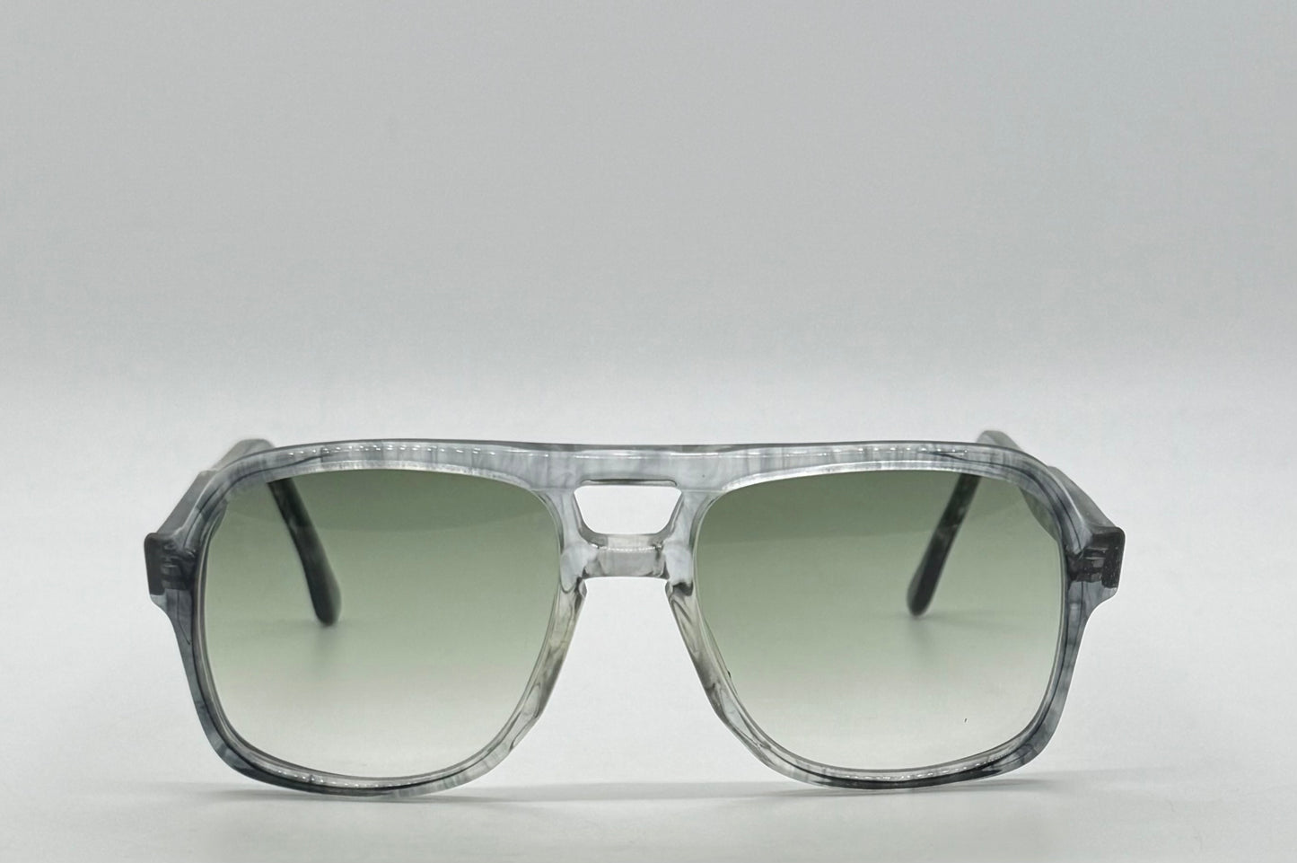 SRO 140 Handmade USA Vintage Sunglasses w/ New, Custom Gradient Aquamarine Lenses