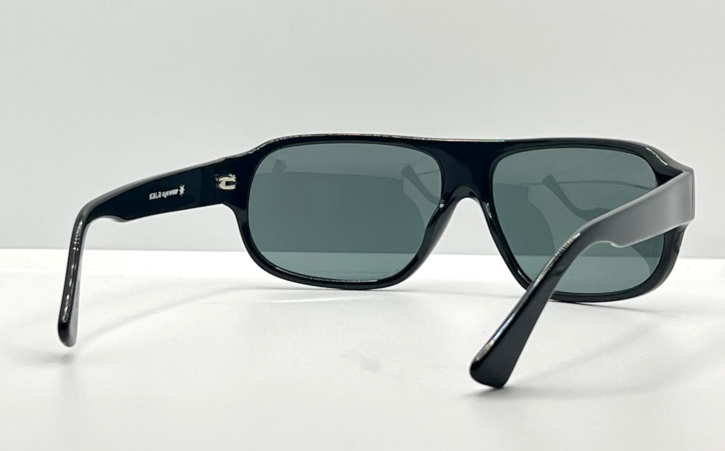 Deadstock Kala Eyewear “6 Base- USA Made Green Lenses-Black Frame