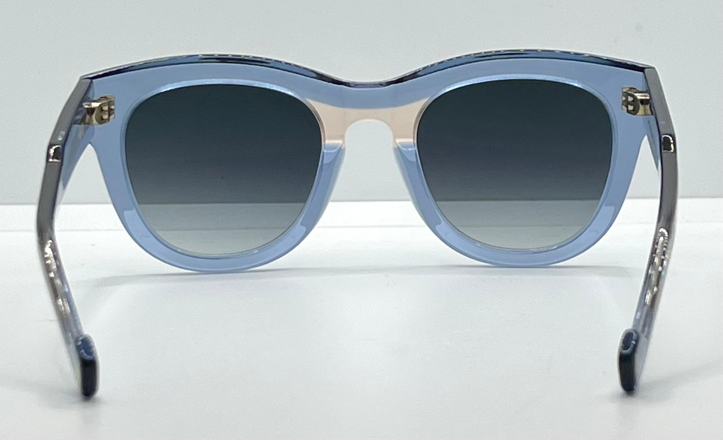 Entourage of 7 Sycamore-Ice Blue 51-24-142 Grey Gradient Sunglasses-New/Unworn