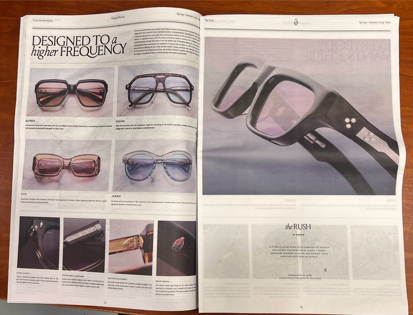 Jacques Marie Mage-Jacques Revue SPRING/SUMMER 2024-Product Review Magazine w/Folded Crease