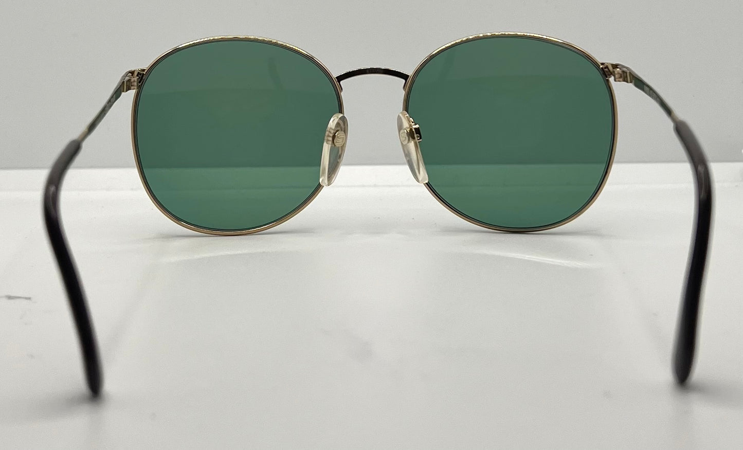 Silhouette M6039 VINTAGE Sunglasses-Gold/Red w/New Green Custom Lenses-54mm