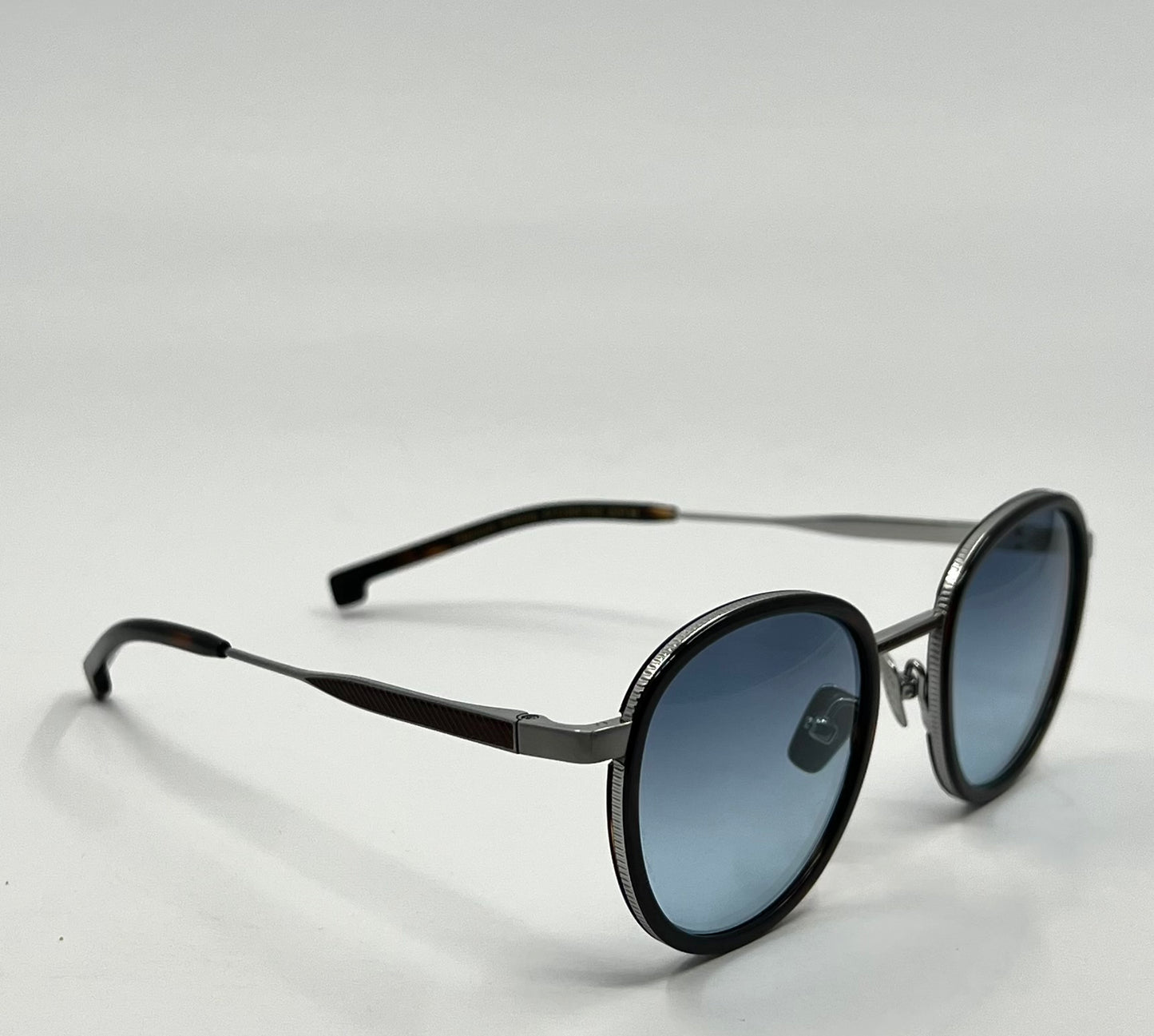 Entourage of 7 “Robbie” Titanium Sunglasses w/New Gradient Tinted Custom Lenses-Full Kit/Unworn
