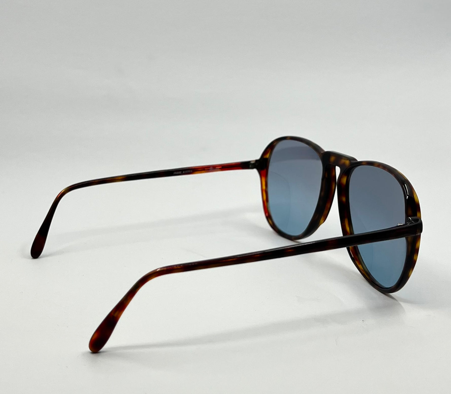Silhouette MOD 237 COL 09 Vintage Sunglasses w/New Solid Blue Tinted Custom Lenses-Austria/60mm