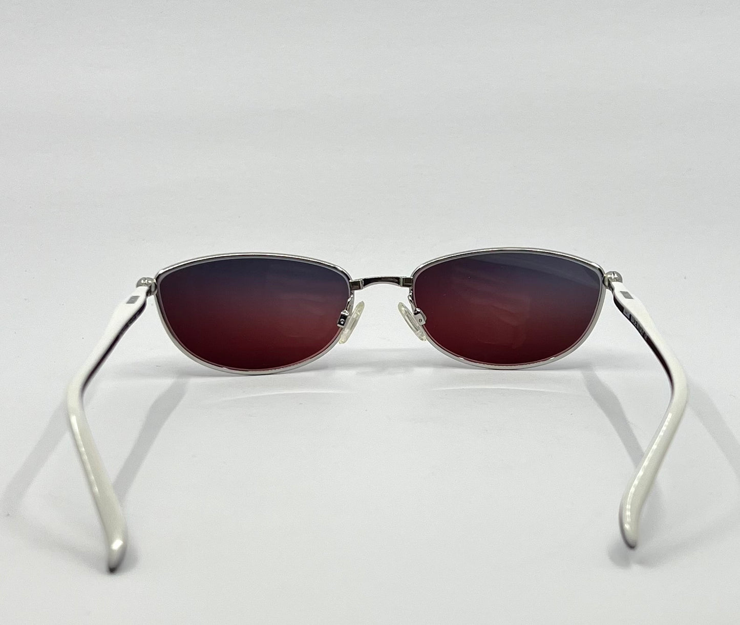 Moschino MO14301 Vintage Sunglasses w/New Solid Plum Tinted Custom Lenses-Italy