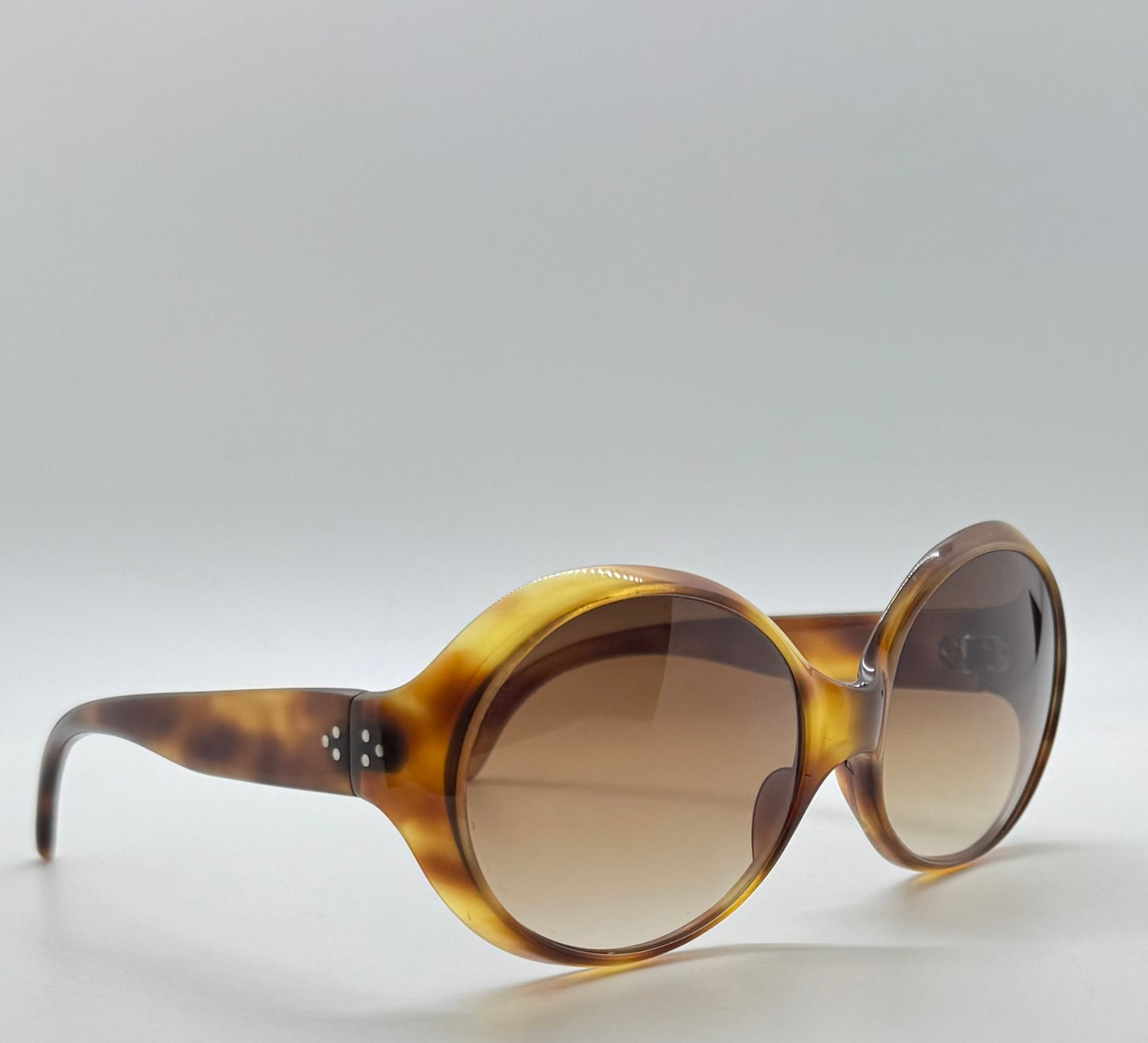 V. Laba Paris 2308-1960s French Artisan Sunglasses w/ New, Custom Berko’s Designs Gradient Lenses