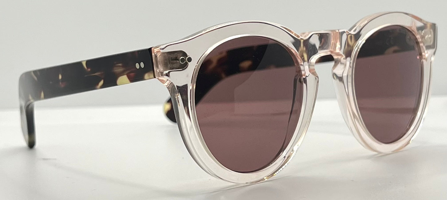 Cutler and Gross CGSN 0734 Crystal/Tortoise Sunglasses-50mm-New/Unworn-Full Kit