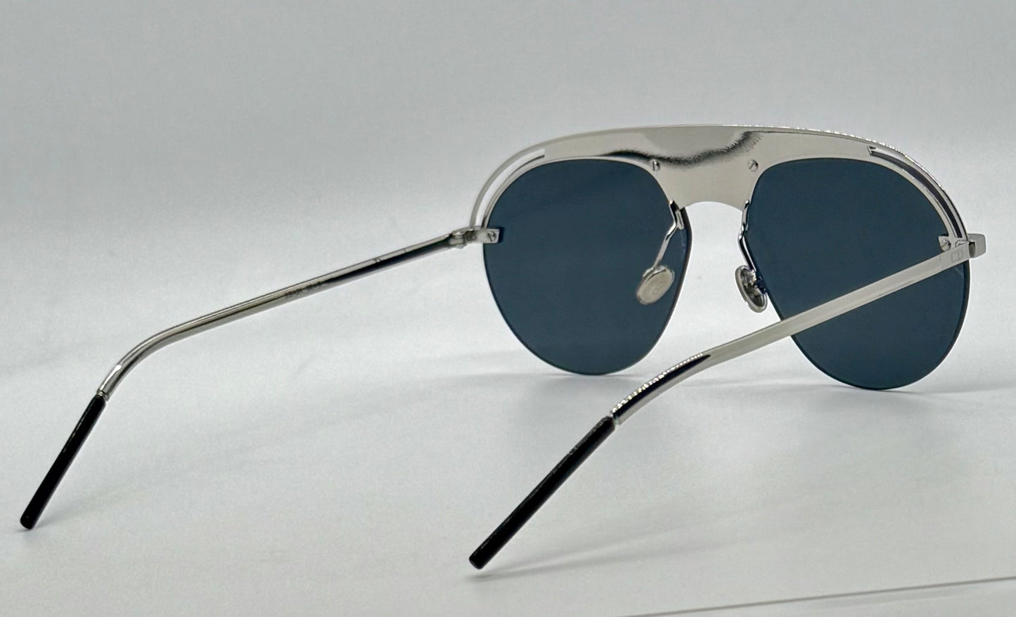 Dior CSA2K Dio(r)evolution Sunglasses Black/Nickel Grey-Full Kit-New/Unworn