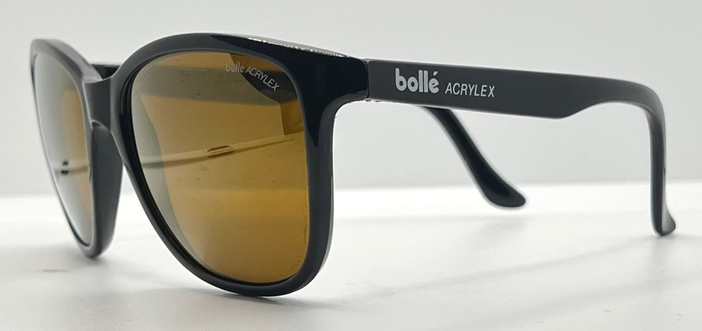 Bollé Acrylex 413 Vintage Sunglasses – Made in France – Amber Lenses – Rare - Deadstock