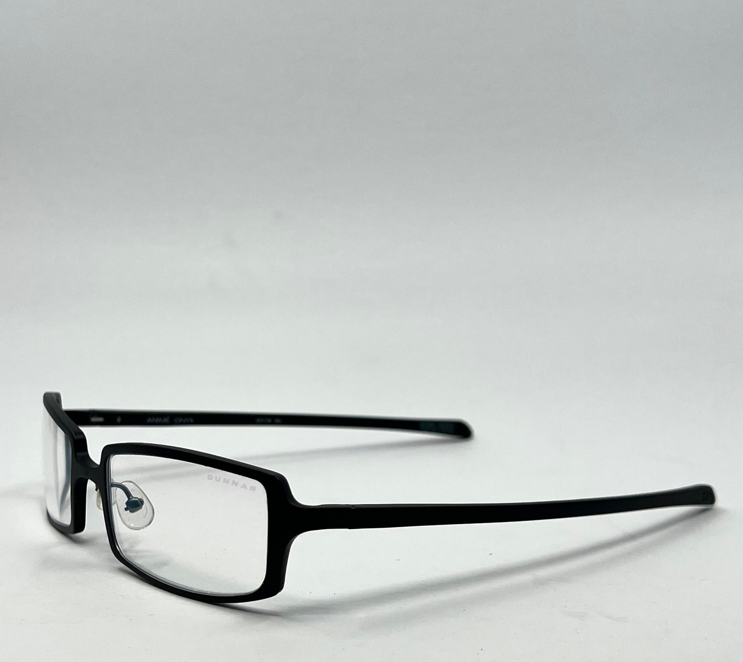 GUNNAR Optiks Animé Onyx Eyeglass Frames 53-18-132 New Unworn Full Kit