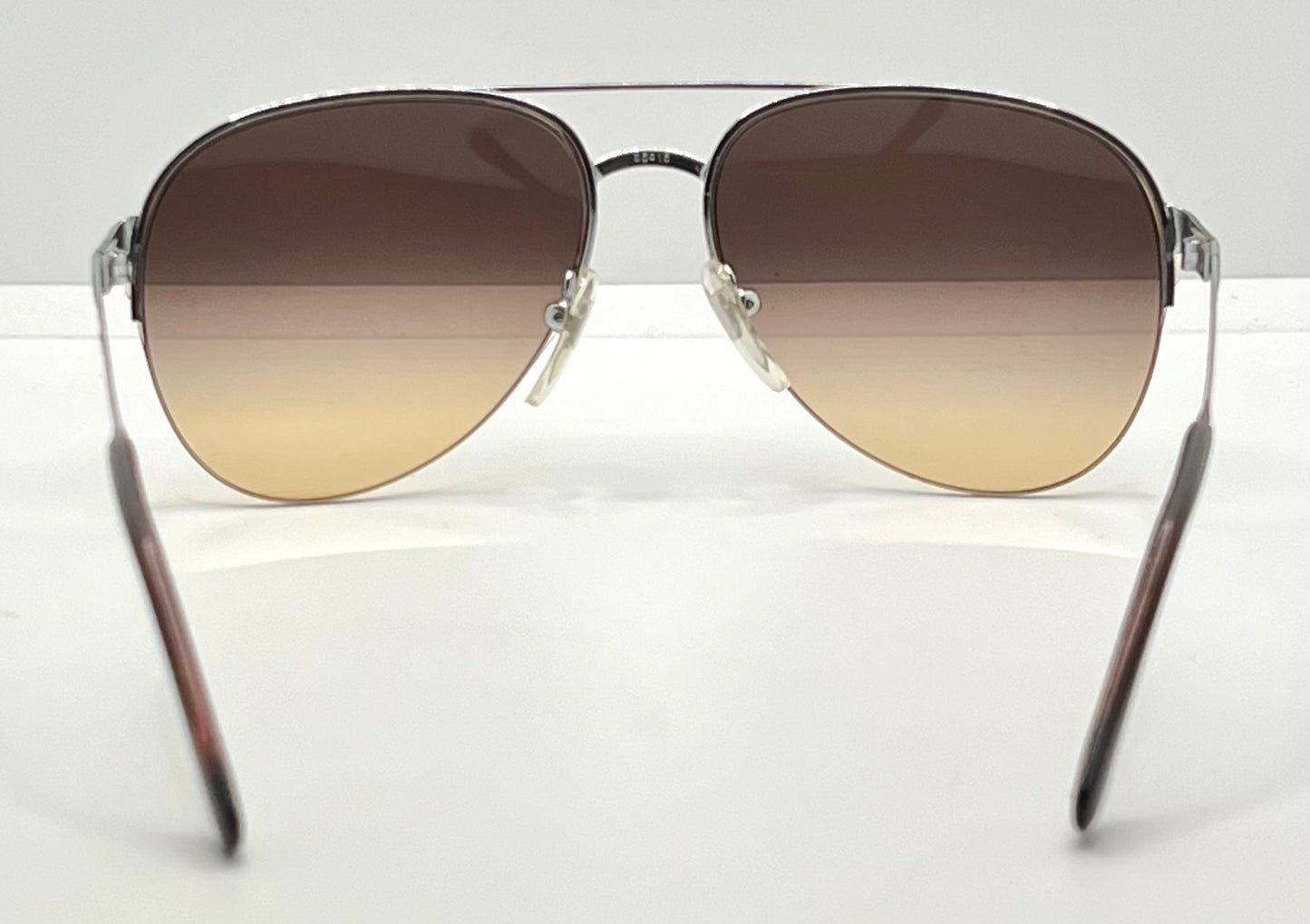 Marchon Marcolin 908/H2 Half-Rim Sunglasses w/New Custom Tobacco Gradient Tinted Lenses