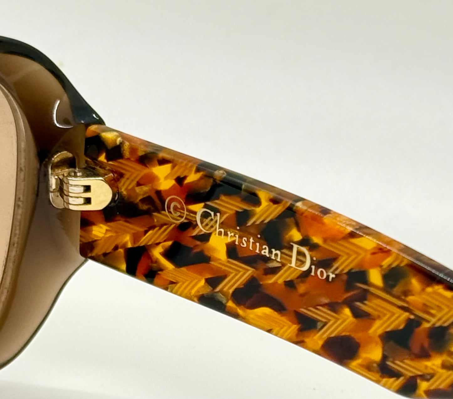 Christian Dior Flannelle 5 Vintage Sunglasses w/New Solid Brown Custom Tinted Lenses-Germany-56mm