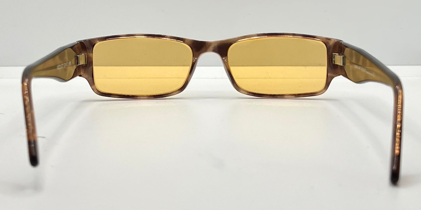 Johann Von Goisern MOD.537 Sunglasses w/New Solid-Amber Custom Lenses-Austria-NOS
