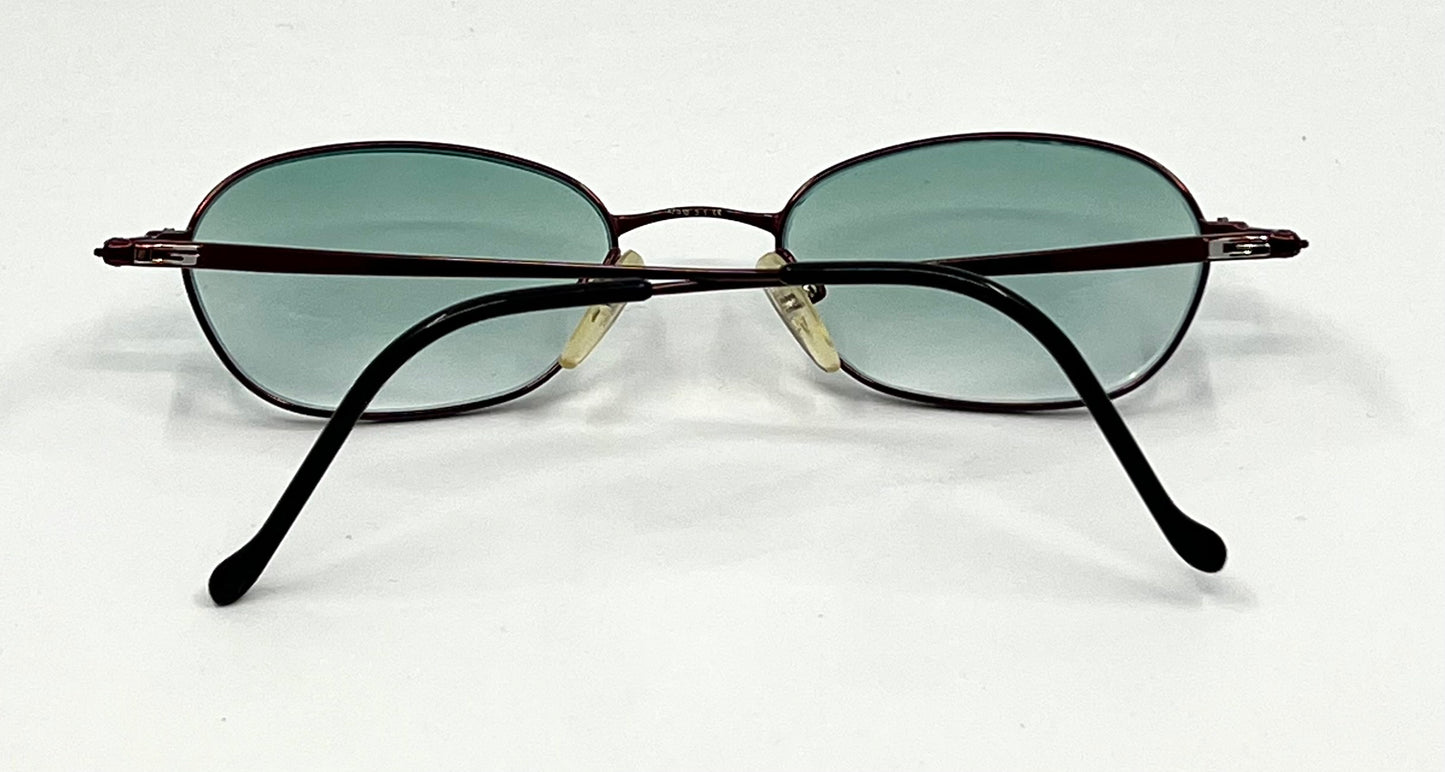 Gucci GG2647 7XG Y2K Vintage Sunglasses-New Custom Aqua Gradient Tinted Custom Lenses