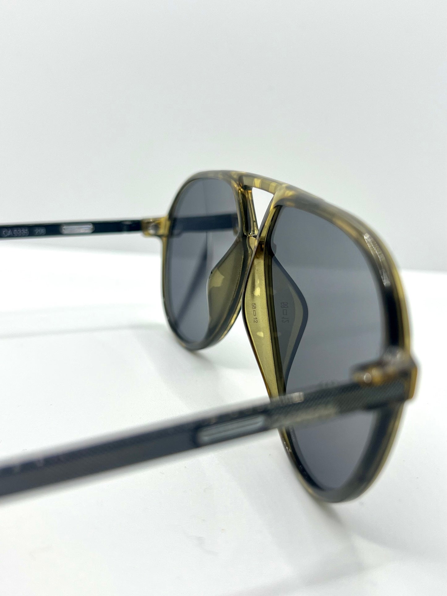 CARRERA CA 5335 20B – AVIATOR VINTAGE SUNGLASSES-CUSTOM BERKO’S DESIGNS LENSES