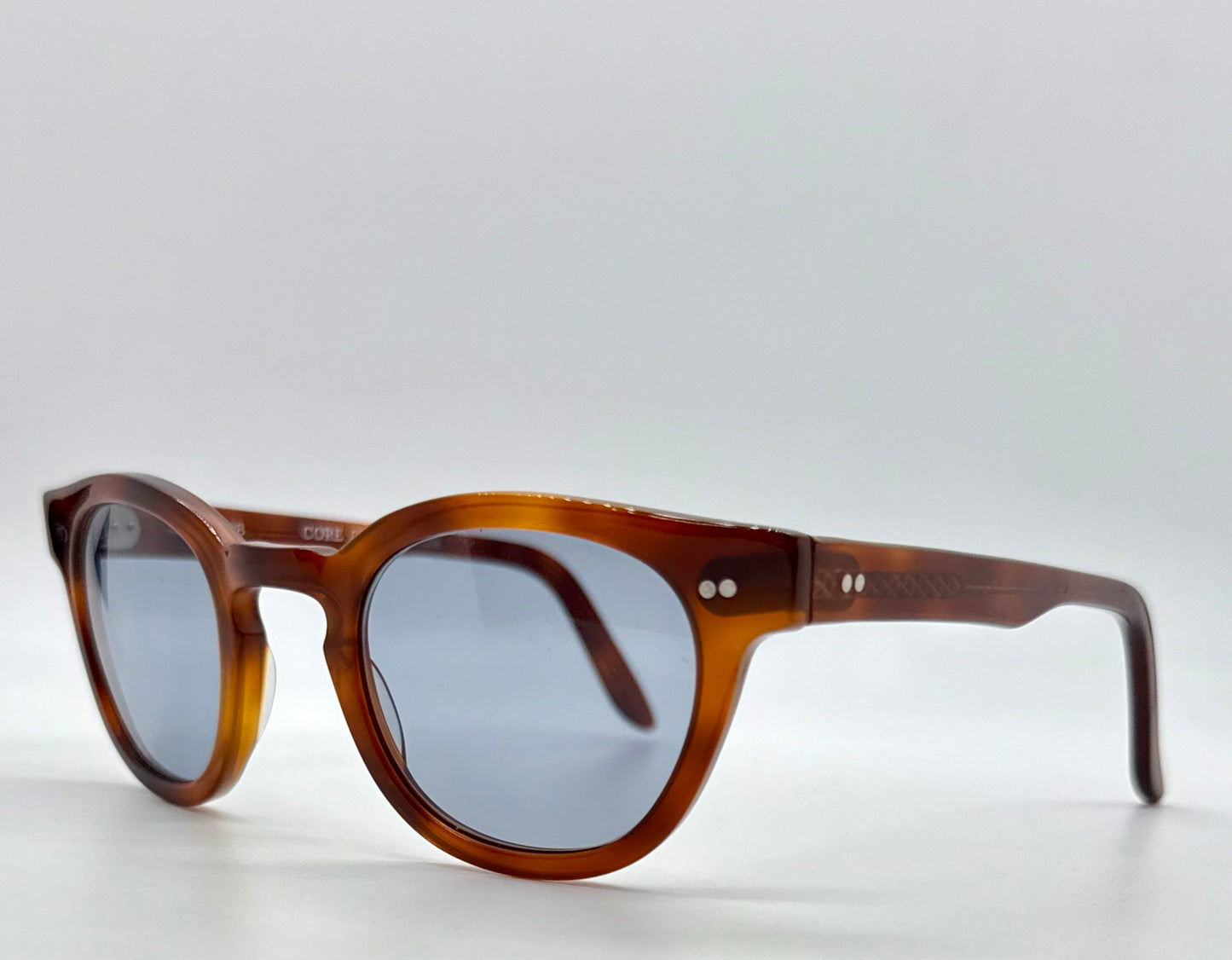 SEE 0528 Core Collection C6 45mm Sunglasses w/New, Light Blue Day/Night CUSTOM Lenses