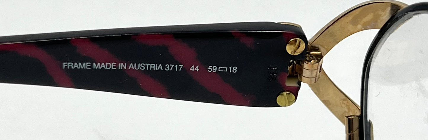 Paloma Picasso 3717 44 Vintage Eyeglasses Frame-Optyl/Austria-New/Unworn