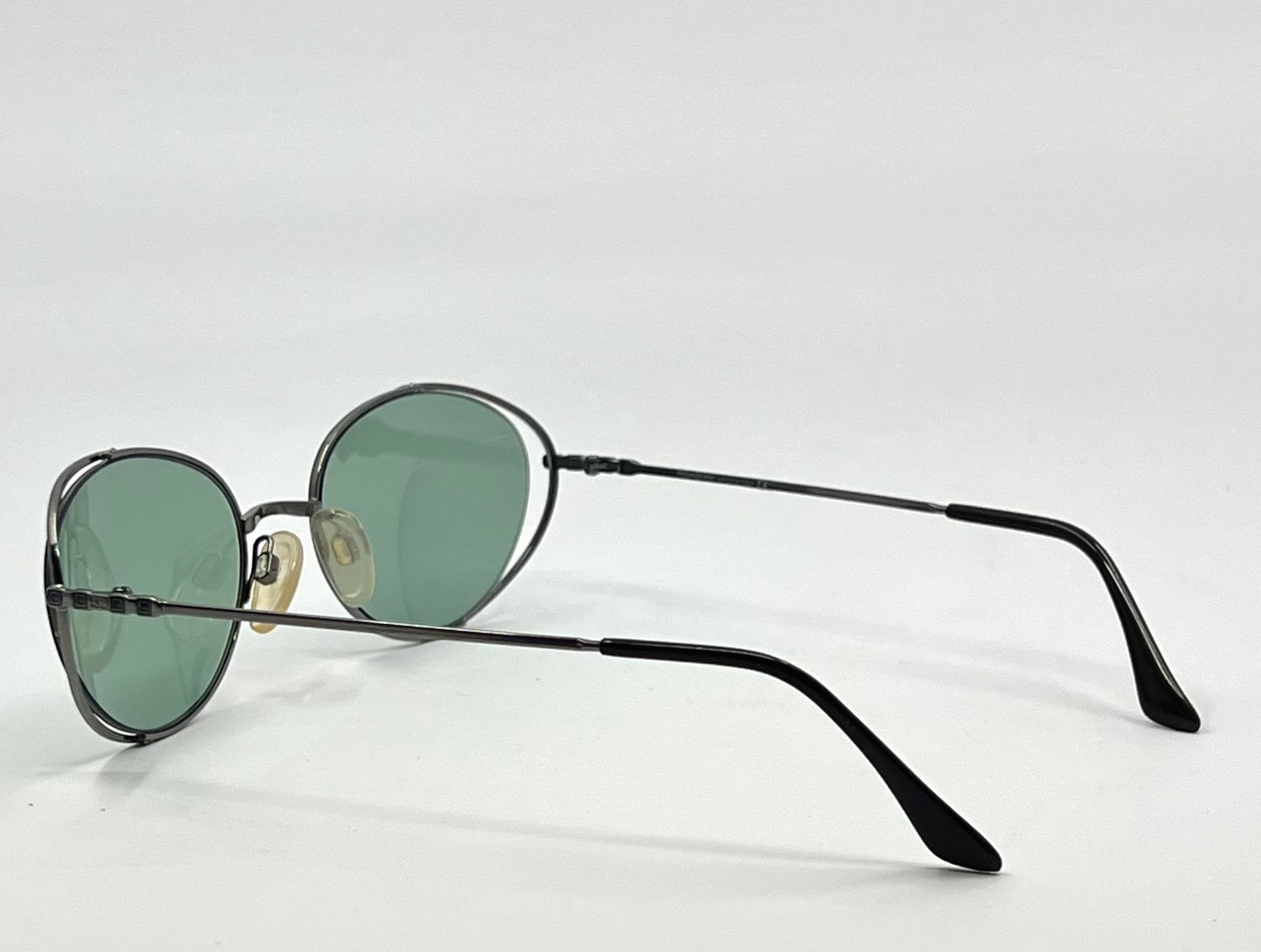 Vintage Yves Saint Laurent 4163 Sunglasses w/New Solid Green Custom Tinted Lenses-Unworn