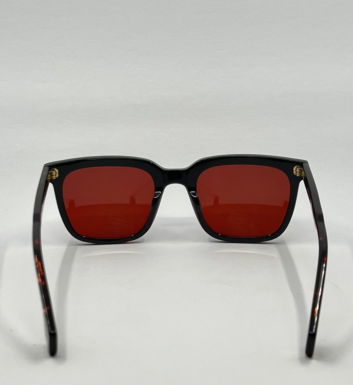 Entourage of 7 Harrison Sunglasses w/New Solid RedTinted aCustom Lenses– Full Kit-New/Unworn