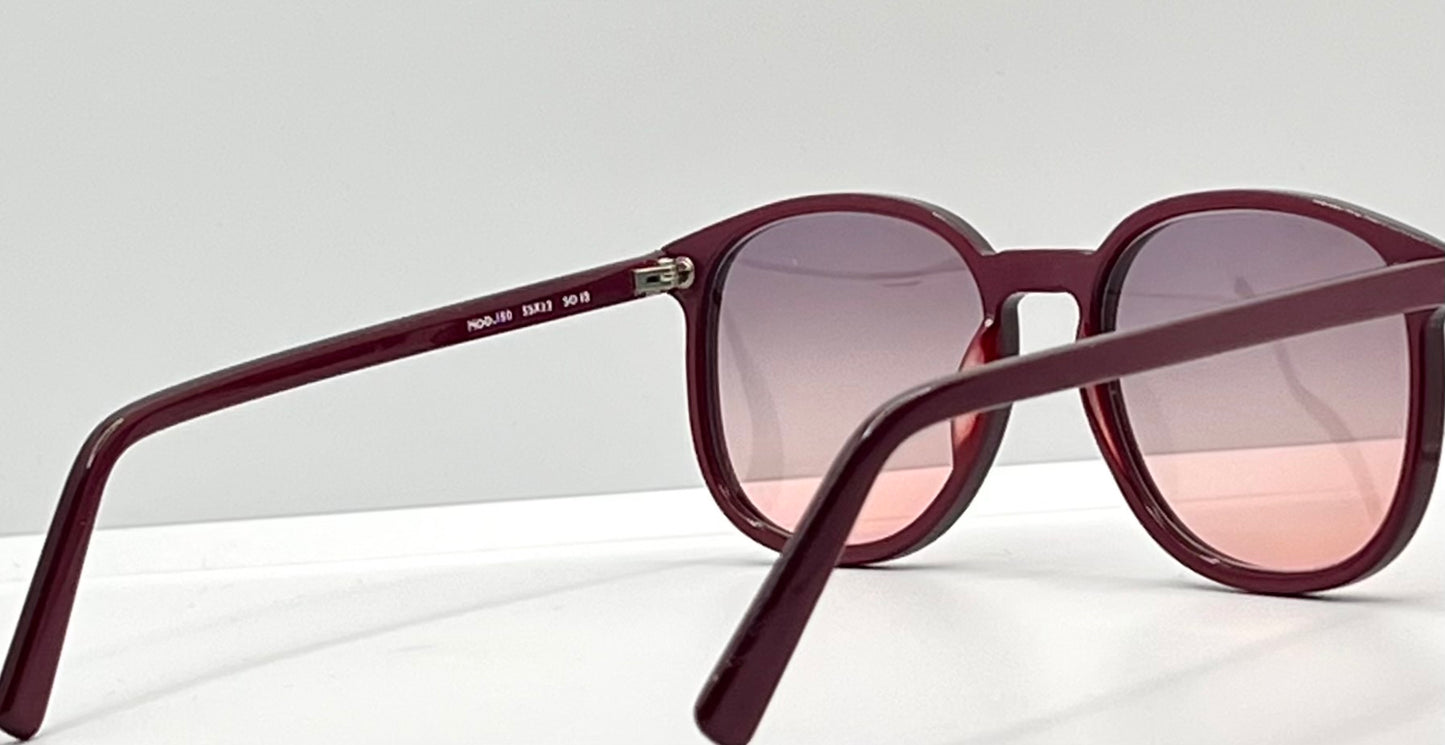 Anglo American Optical MOD.150 Vintage Sunglasses w/New, Custom Rose Fade Lenses-England
