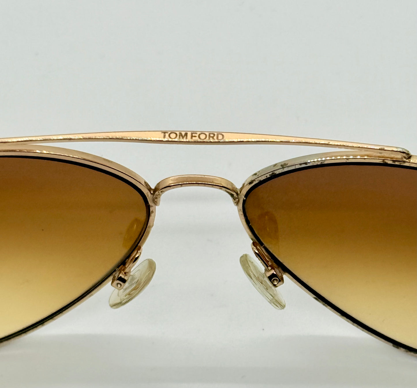 Tom Ford FT0144 77F Shelby Bond Sunglasses – Full Kit – Gold – Deadstock