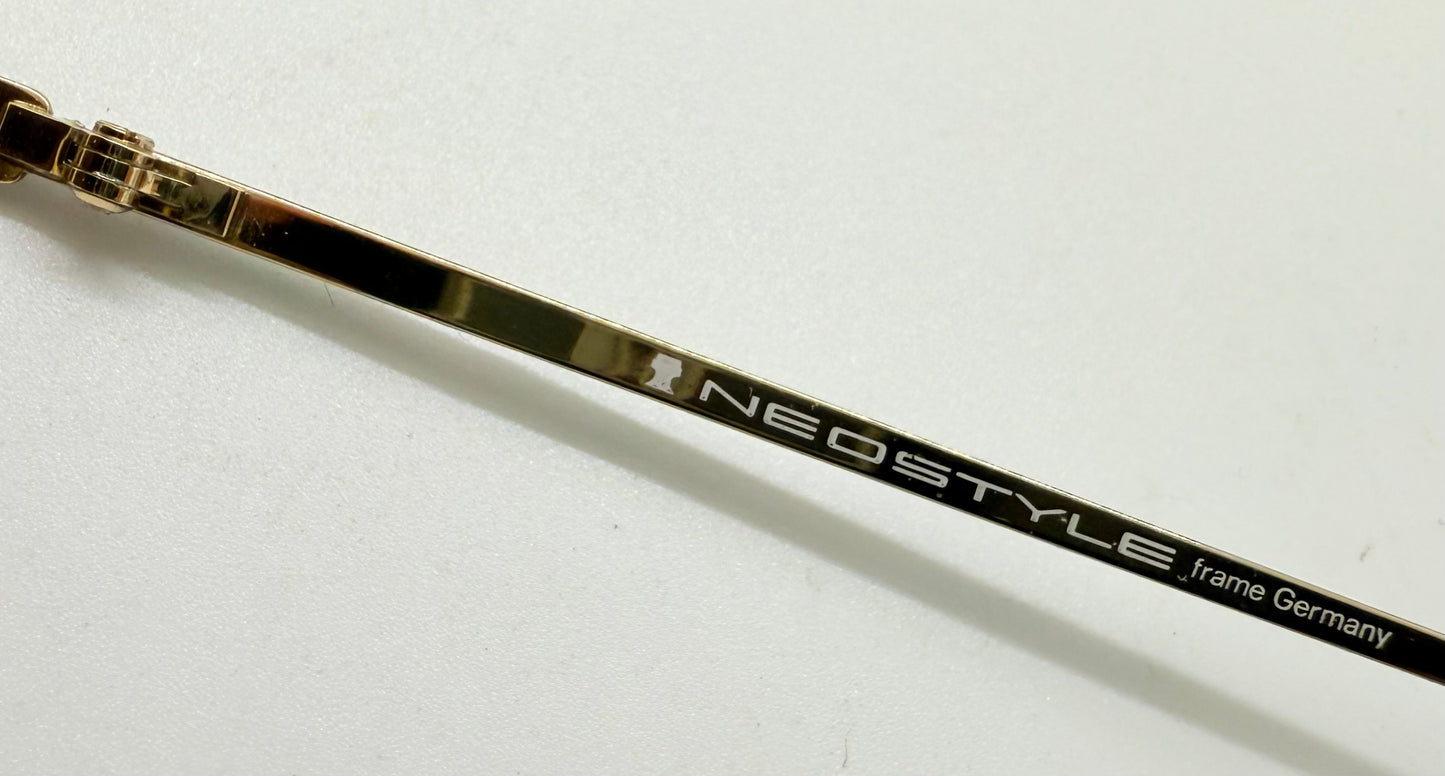 Neostyle ACADEMIC 435 (153) Sunglasses w/New Custom Tobacco Gradient Lenses-Deadstock