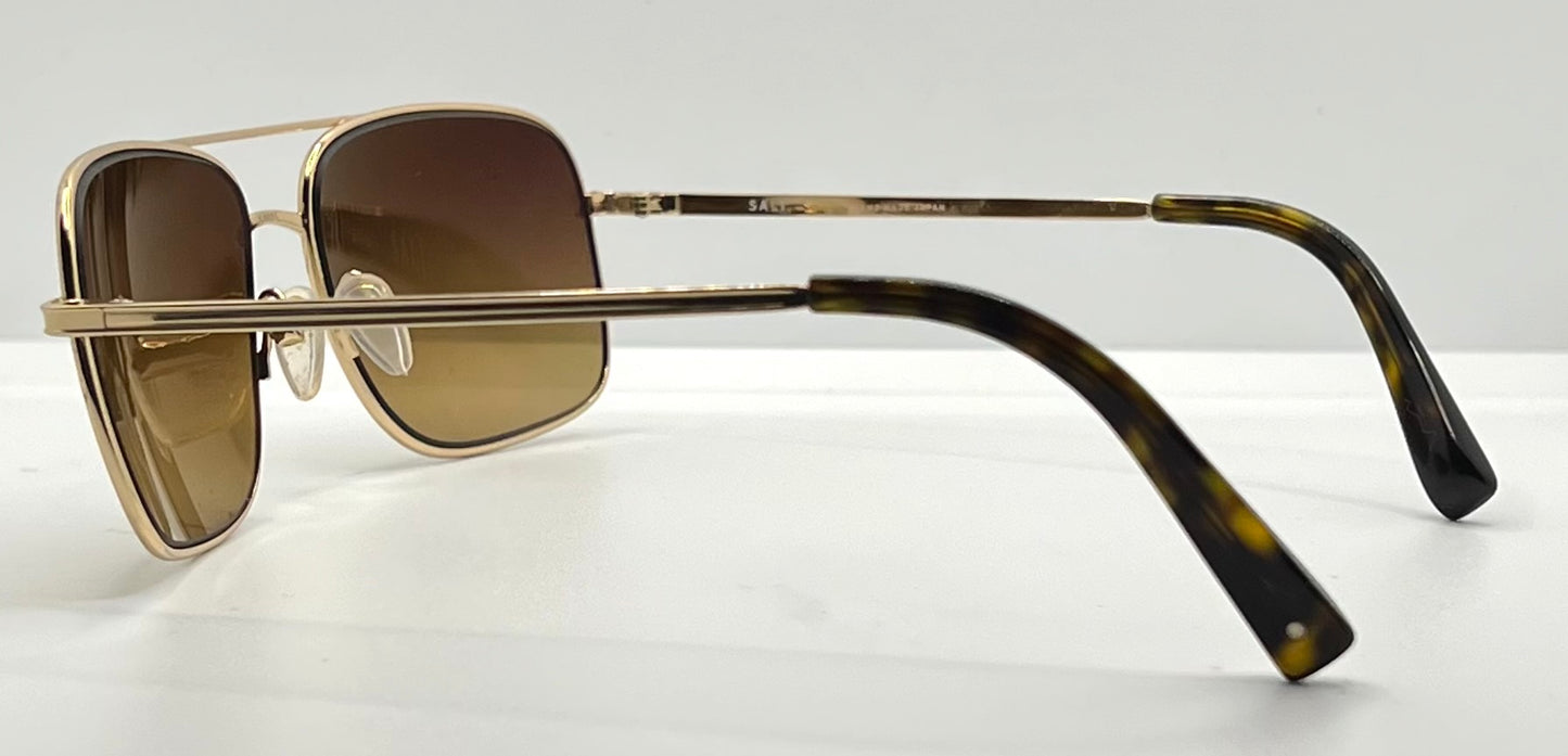 SALT. Optics ELLIS HG – Deadstock Polarized Titanium Sunglasses – Hand Made in Japan