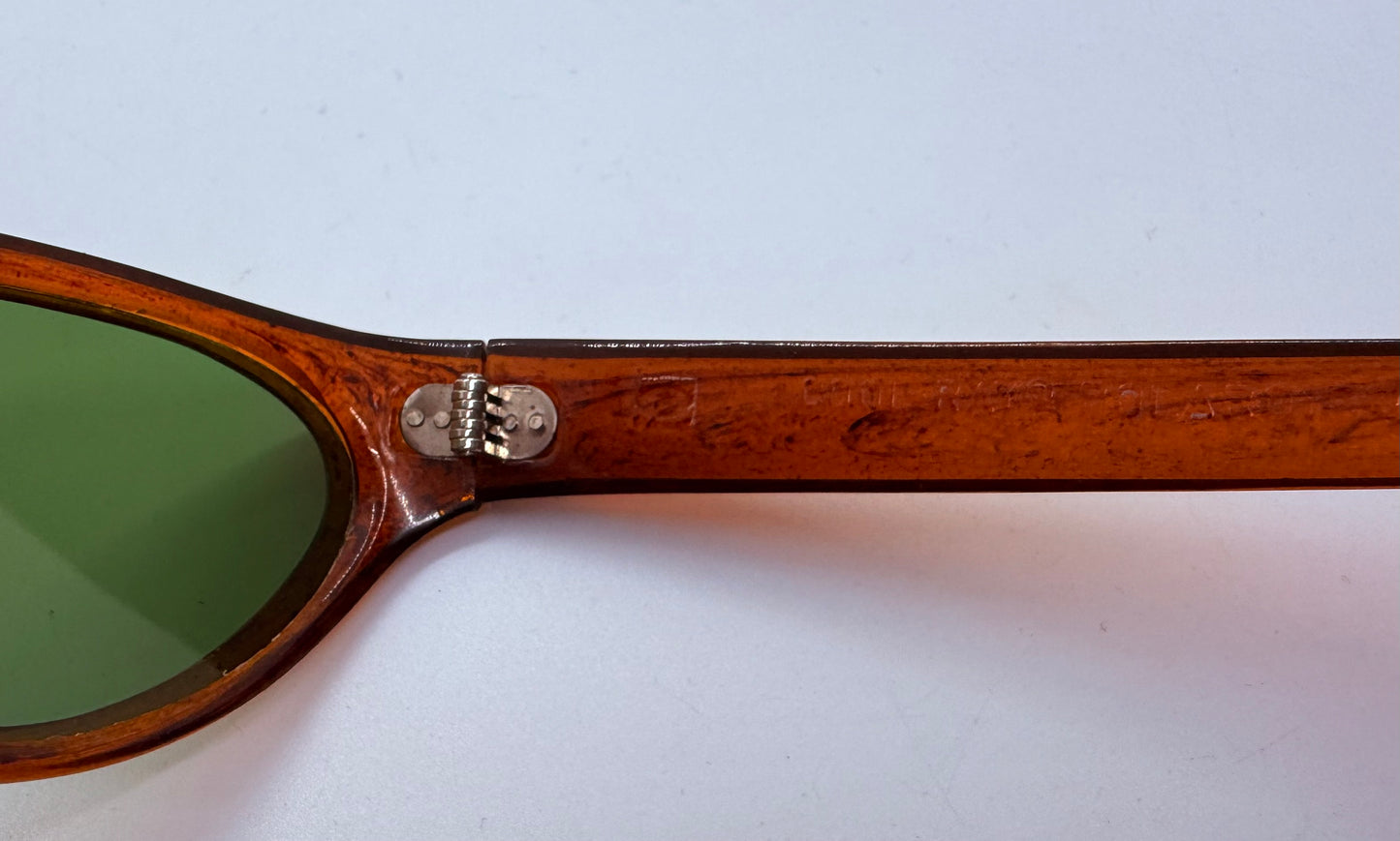 COOL-RAY Polaroid 125 Vintage Sunglasses w/New, Custom Bottle Green Lenses