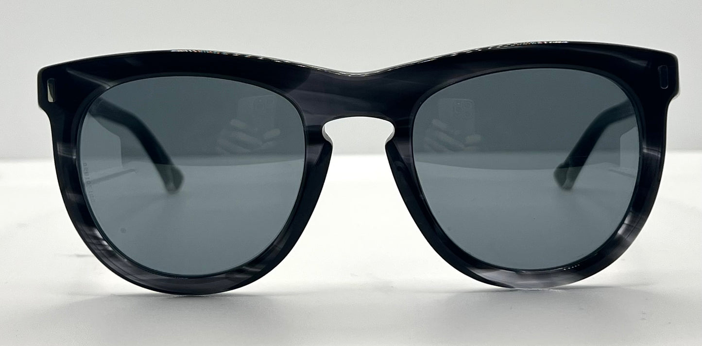 Dolce & Gabbana DG4281 2924/6G Smoke Grey Sunglasses Silver Mirror Lens Full Kit Italy