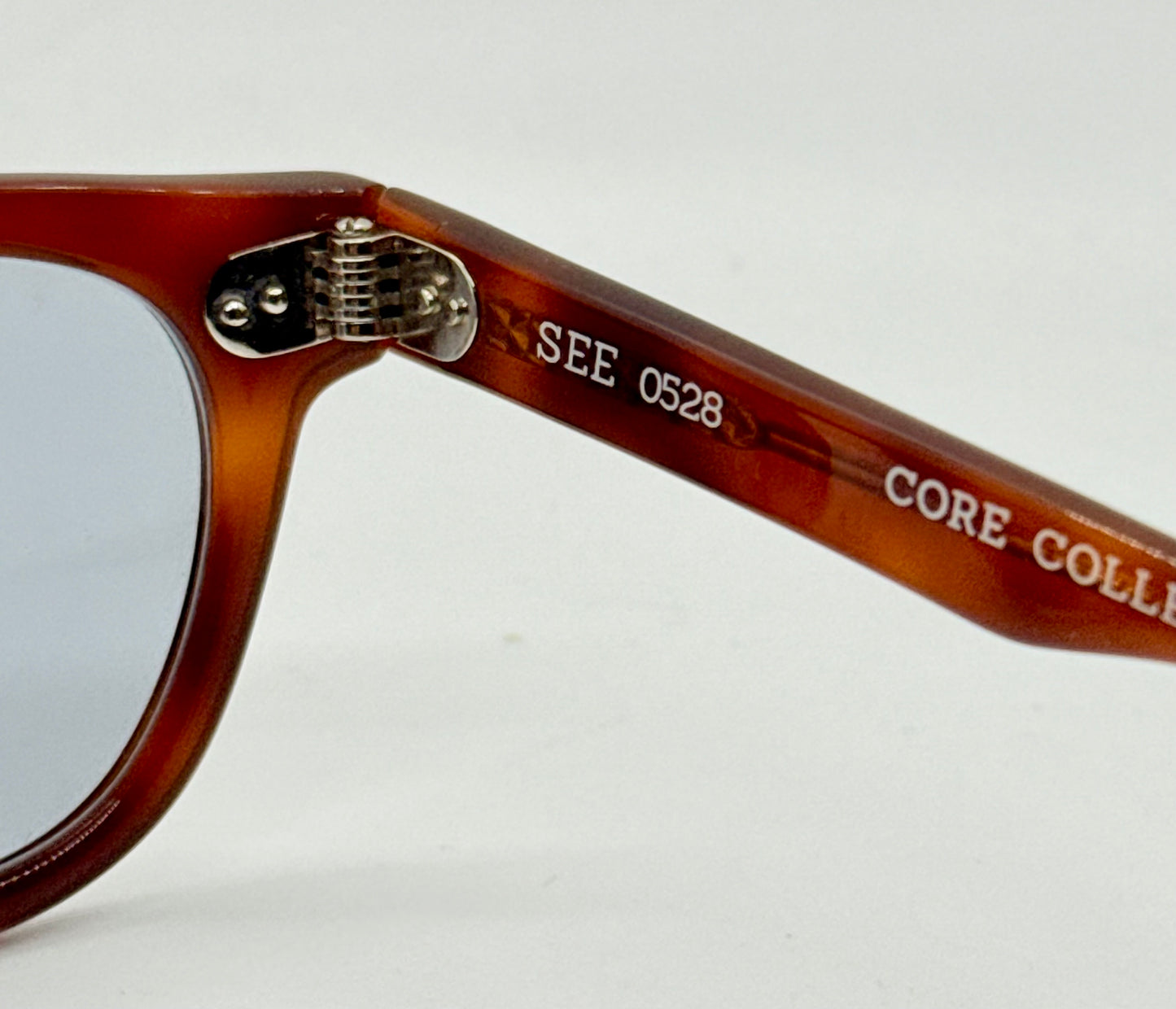 SEE 0528 Core Collection C6 45mm Sunglasses w/New, Light Blue Day/Night CUSTOM Lenses