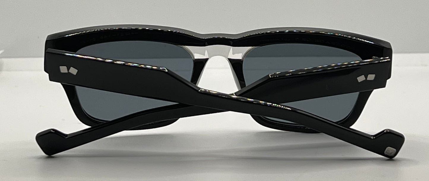 ENTOURAGE OF 7 – RUNYON Sunglasses– 2 Tone Black Frame-Full Kit-New/Unworn-54mm