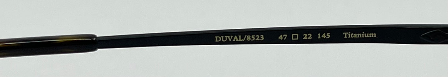 Seraphin Duval 8523 Eyeglasses Titanium Black 47-22-145/Handmade Japan-New