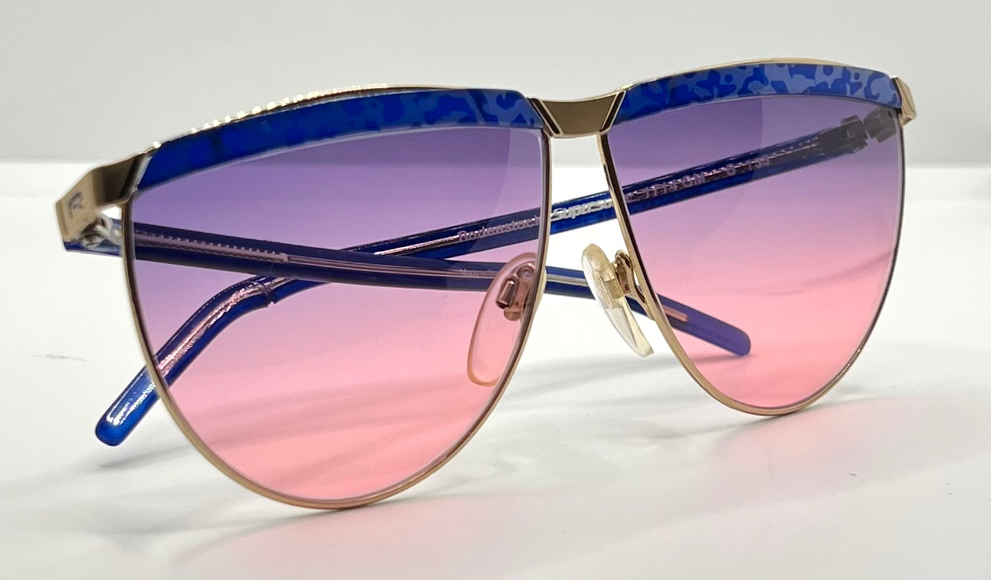 Rodenstock SuperSonic 177/4 GM Vintage Sunglasses w/New Pink/Purple Gradient Custom Lenses