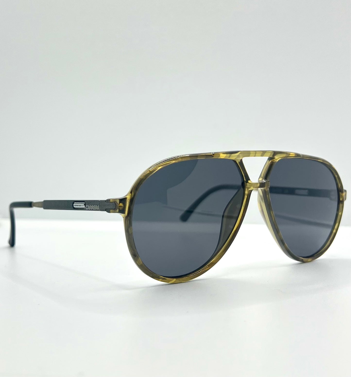 CARRERA CA 5335 20B – AVIATOR VINTAGE SUNGLASSES-CUSTOM BERKO’S DESIGNS LENSES