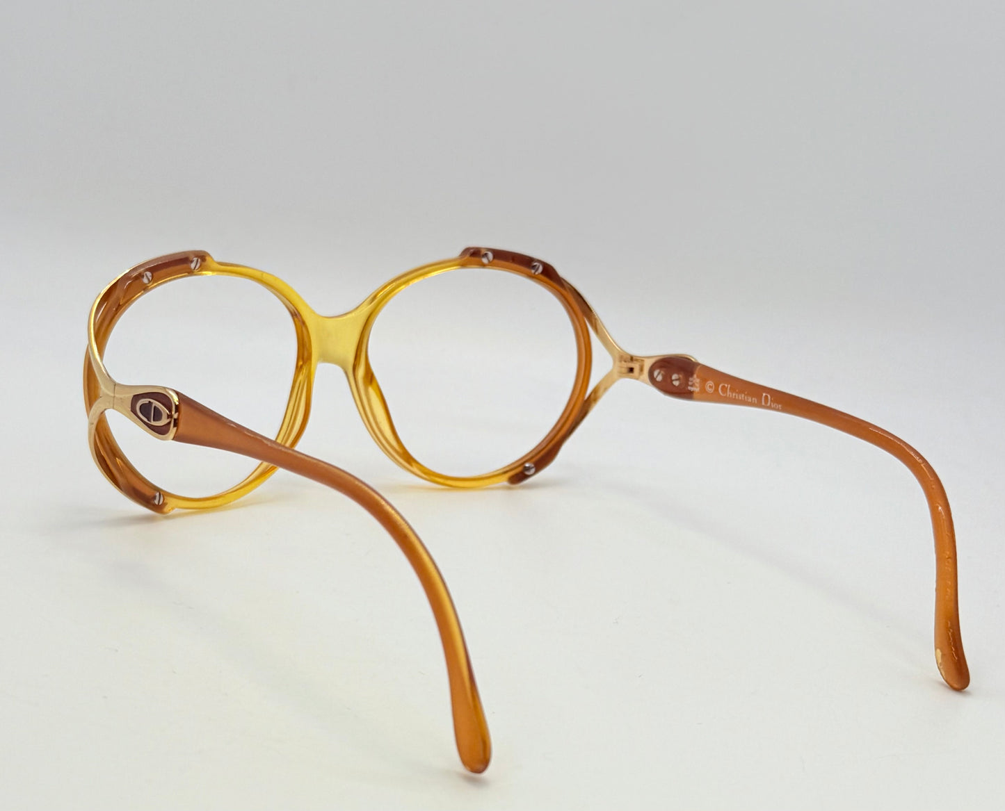 Christian Dior 2189 10 Amber Gold Vintage Deadstock Frame – Customizable or RX