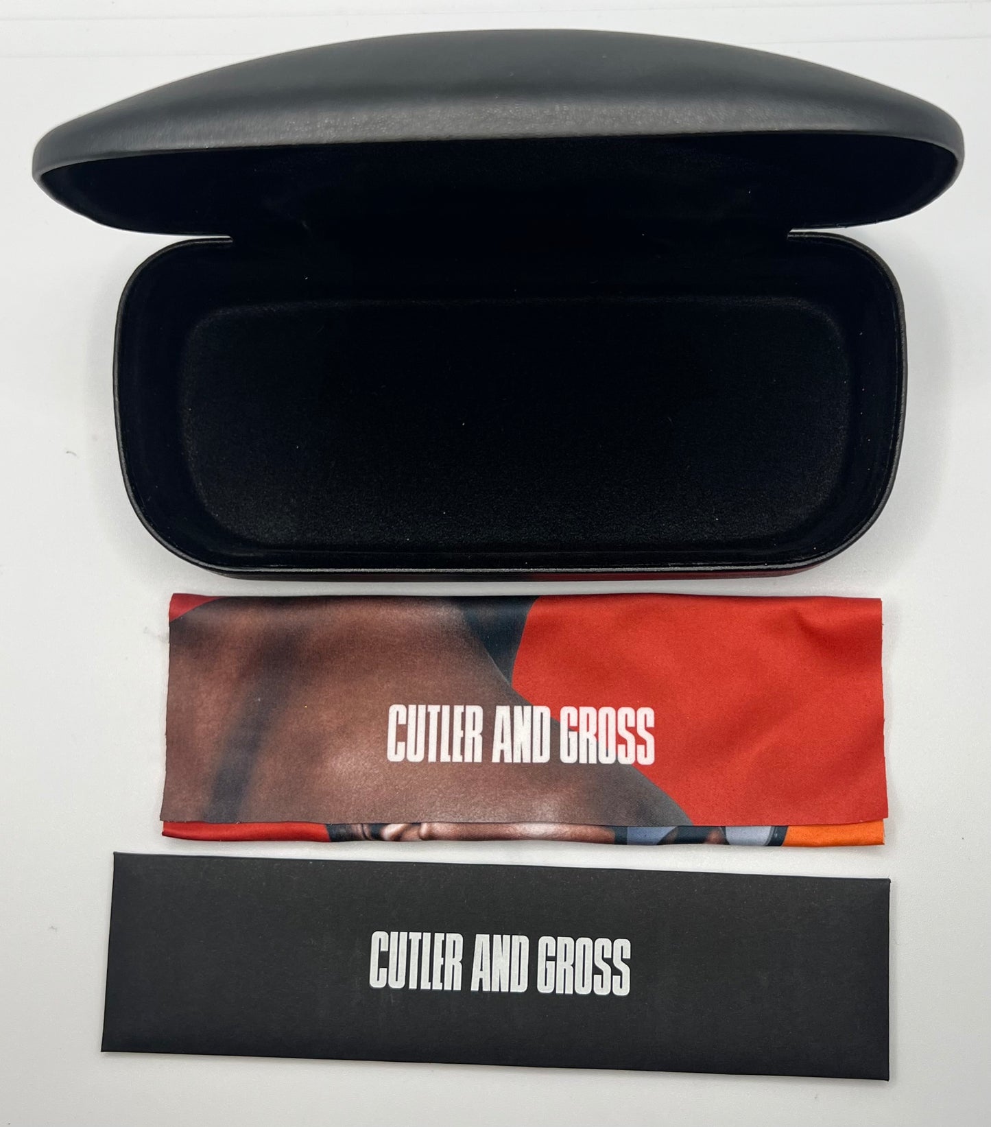 Cutler and Gross 1277 Round Sunglasses Gold/Black/White-New/Unworn-Full Kit-44mm