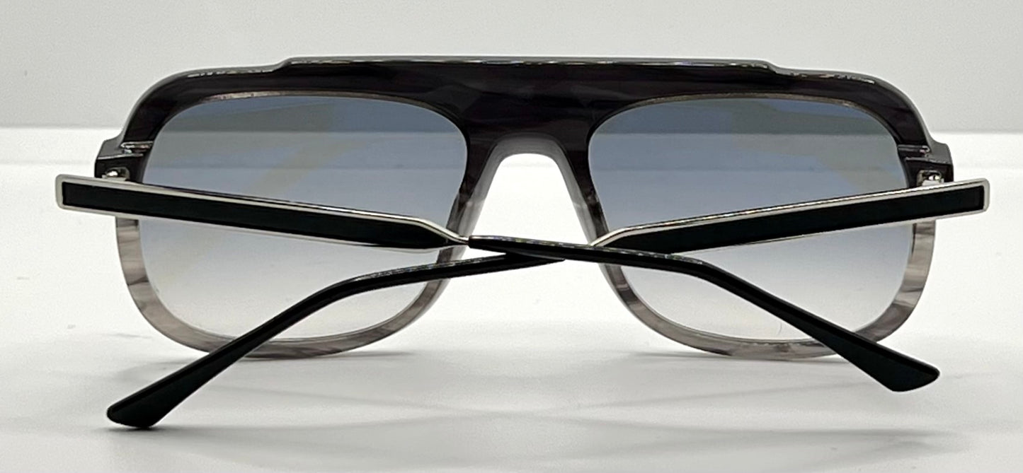 Thierry Lasry Bowery 1001 Black Grey Gradient Sunglasses 55-20-140 – Full Kit