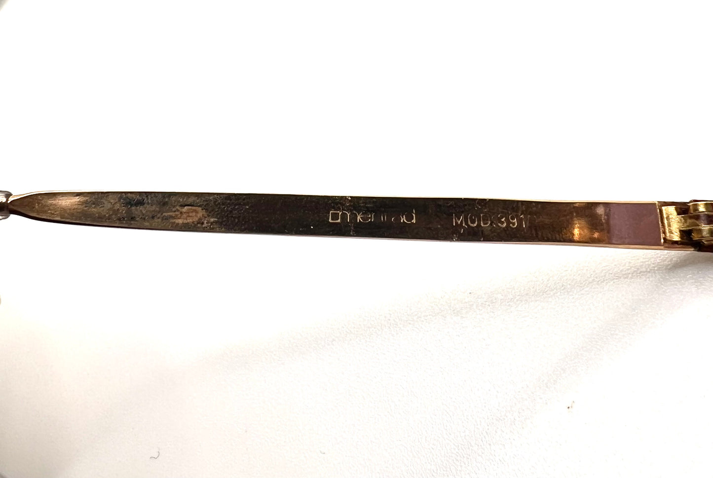 Meritad MOD.391T-Vintage Gold Frame w/New, Custom Aquaviolet Gradient Lenses-Deadstock-Germany