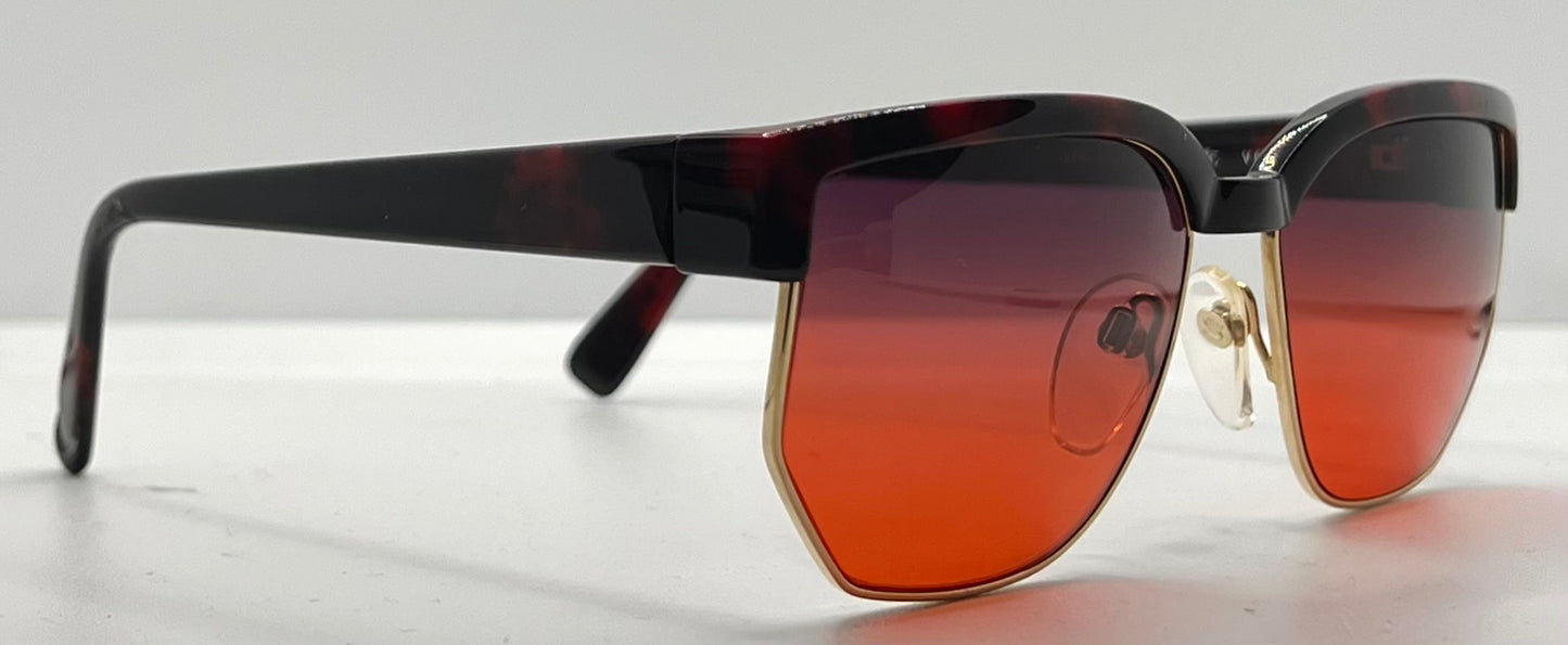 Silhouette V6054 M6067 Vintage Sunglasses w/New Custom Sunset Gradient Lenses-Austria