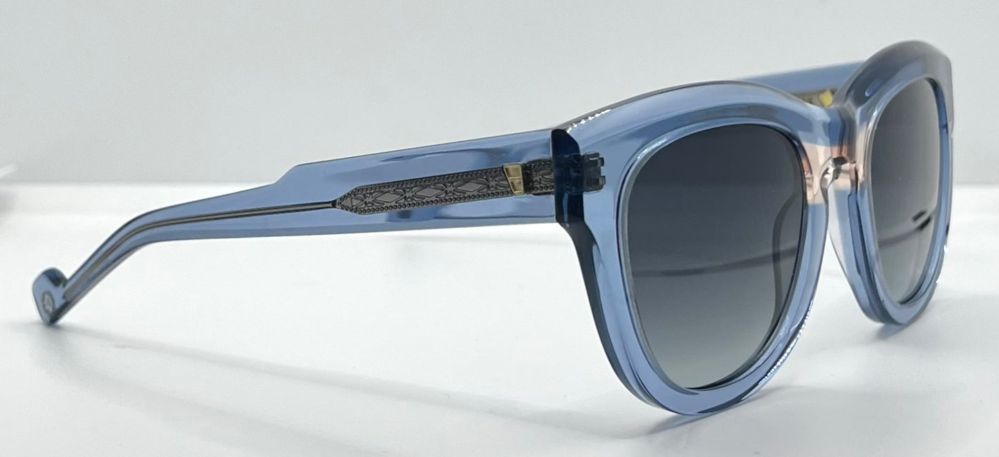 Entourage of 7 Sycamore-Ice Blue 51-24-142 Grey Gradient Sunglasses-New/Unworn
