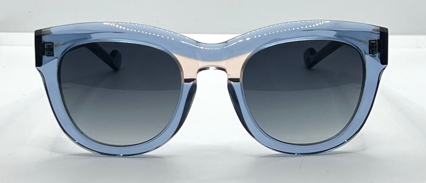 Entourage of 7 Sycamore-Ice Blue 51-24-142 Grey Gradient Sunglasses-New/Unworn